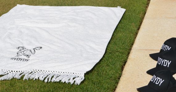 White Organic Beach Towel