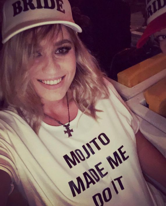 “Mojito Made Me Do It” Organic Cotton T-shirt