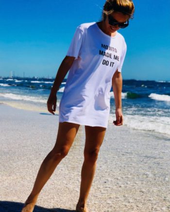 “Mojito Made Me Do It” Organic Cotton T-shirt