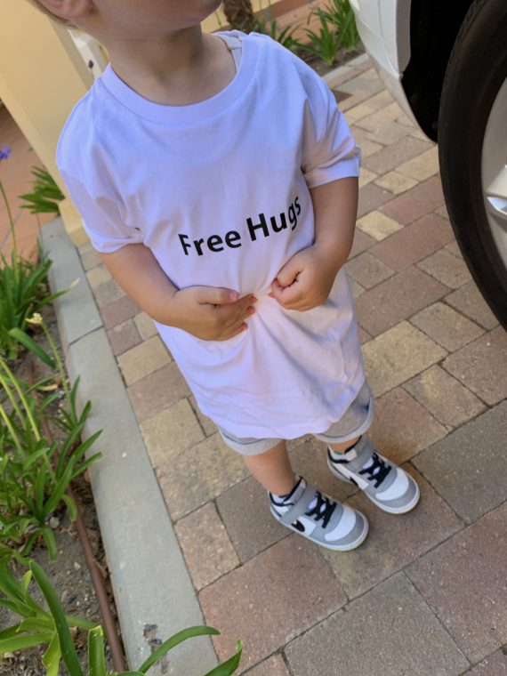 "Free Hugs" Organic T-shirt Toddler